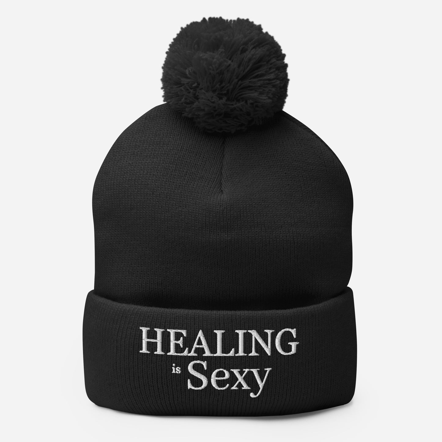 Healing is Sexy Luxury Pom-Pom Beanie