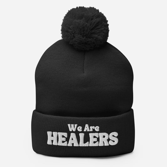 We are Healers Luxury Pom-Pom Beanie