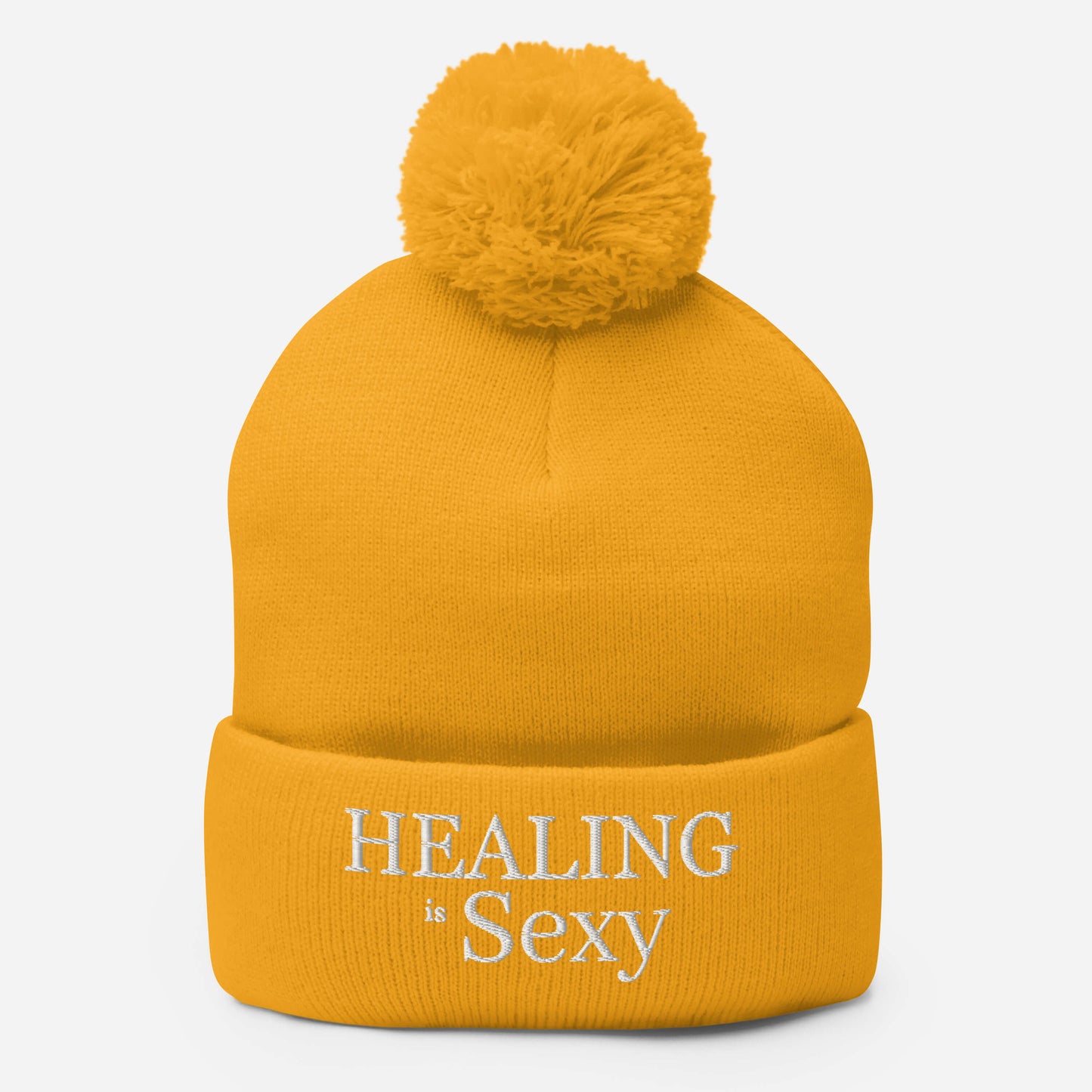 Healing is Sexy Luxury Pom-Pom Beanie