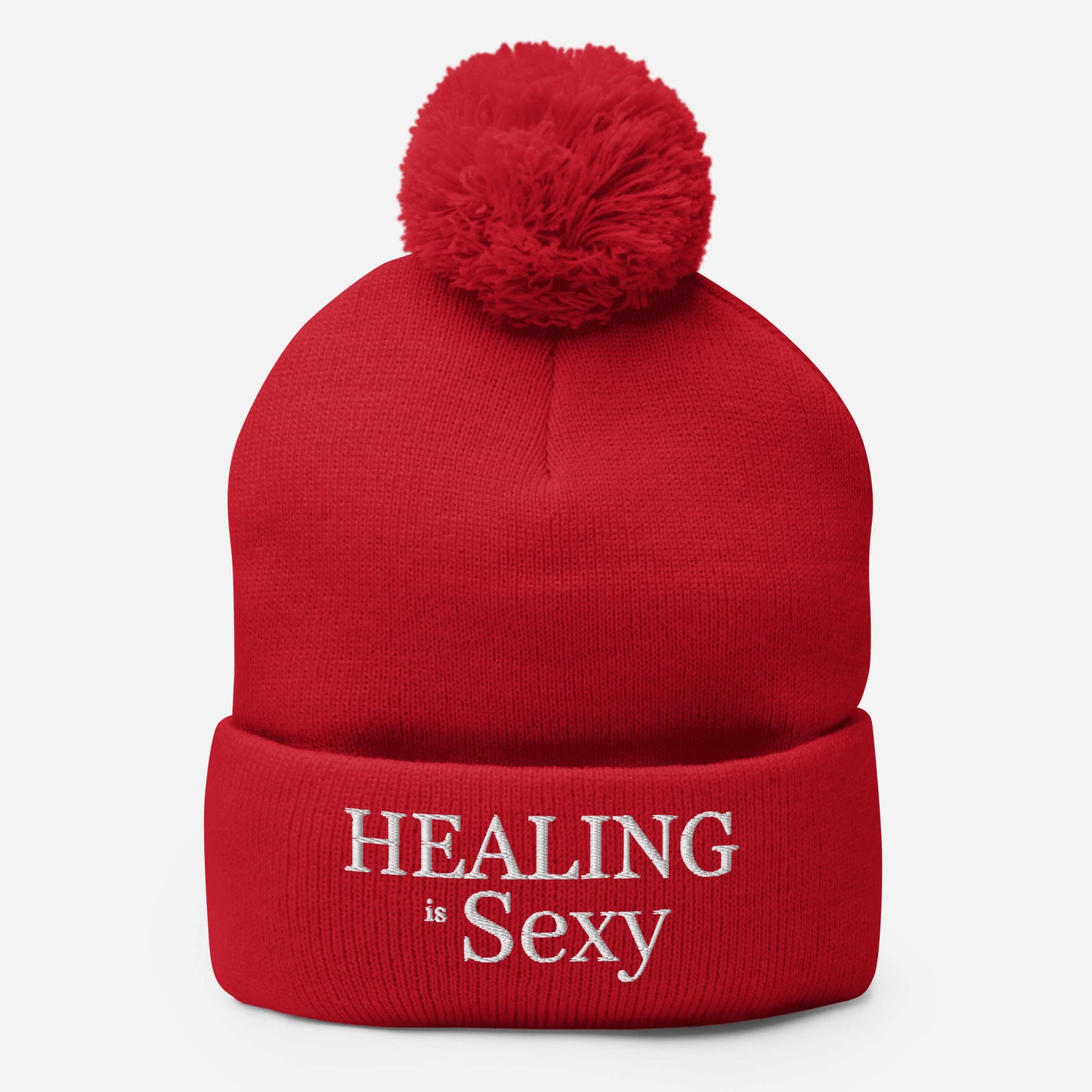 Healing is Sexy Luxury Pom-Pom Beanie