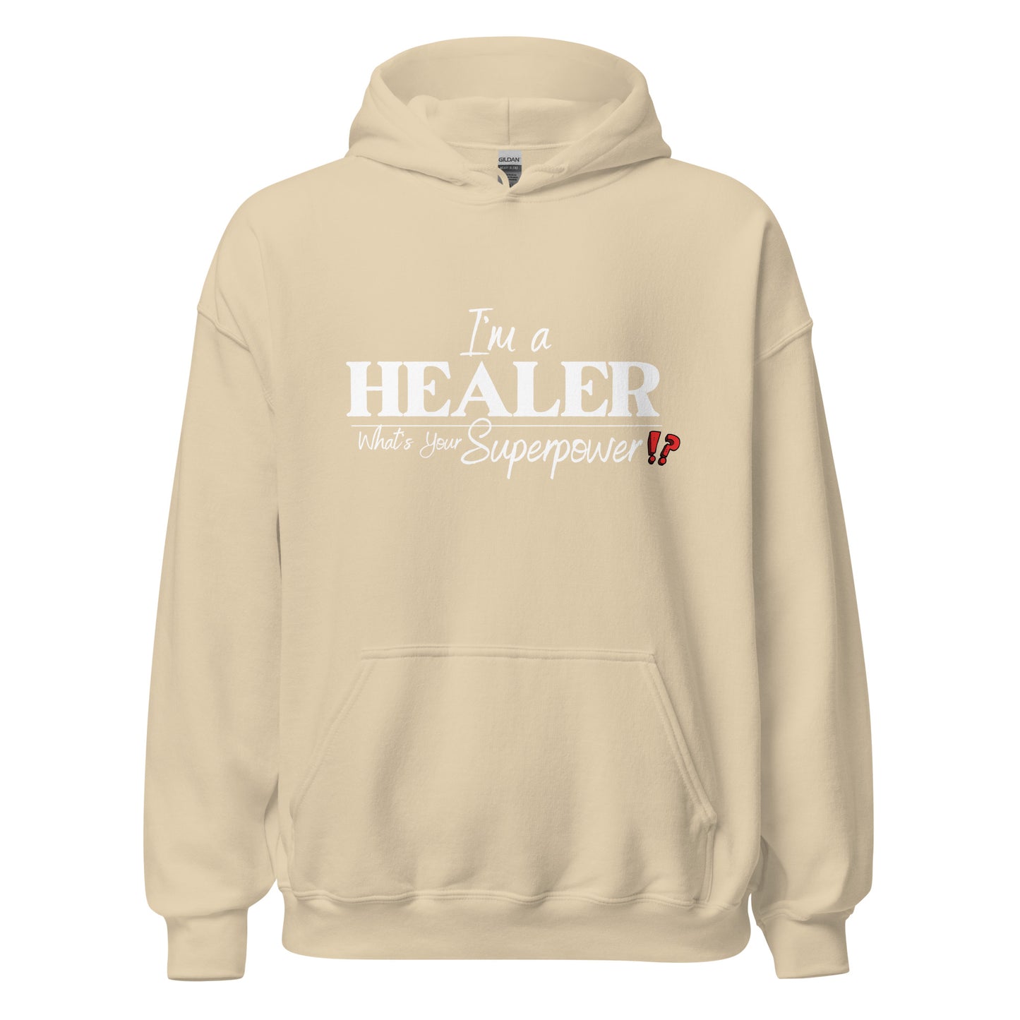 Im a Healer, What's your Superpower Luxury Hoodie (Color)