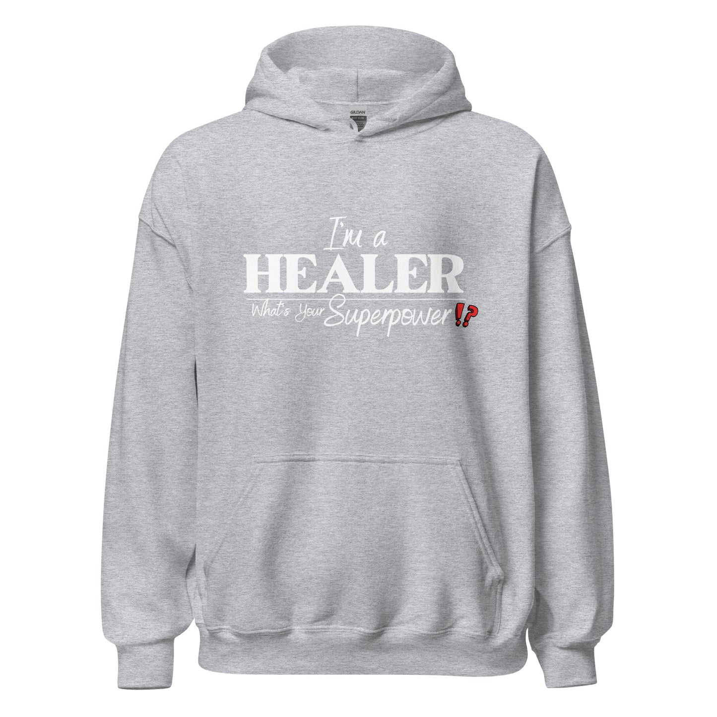 Im a Healer, What's your Superpower Luxury Hoodie (Color)