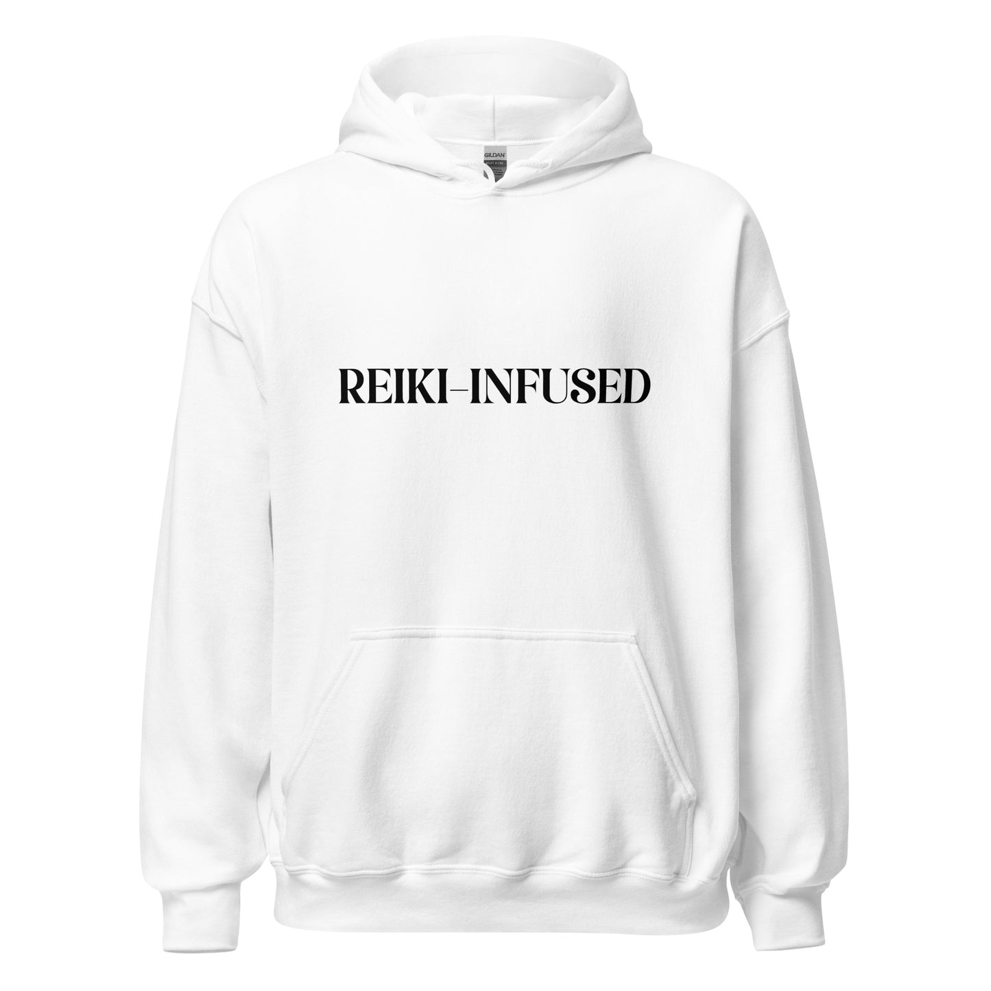 Reiki Infused Luxury Fitted Hoodie (White)