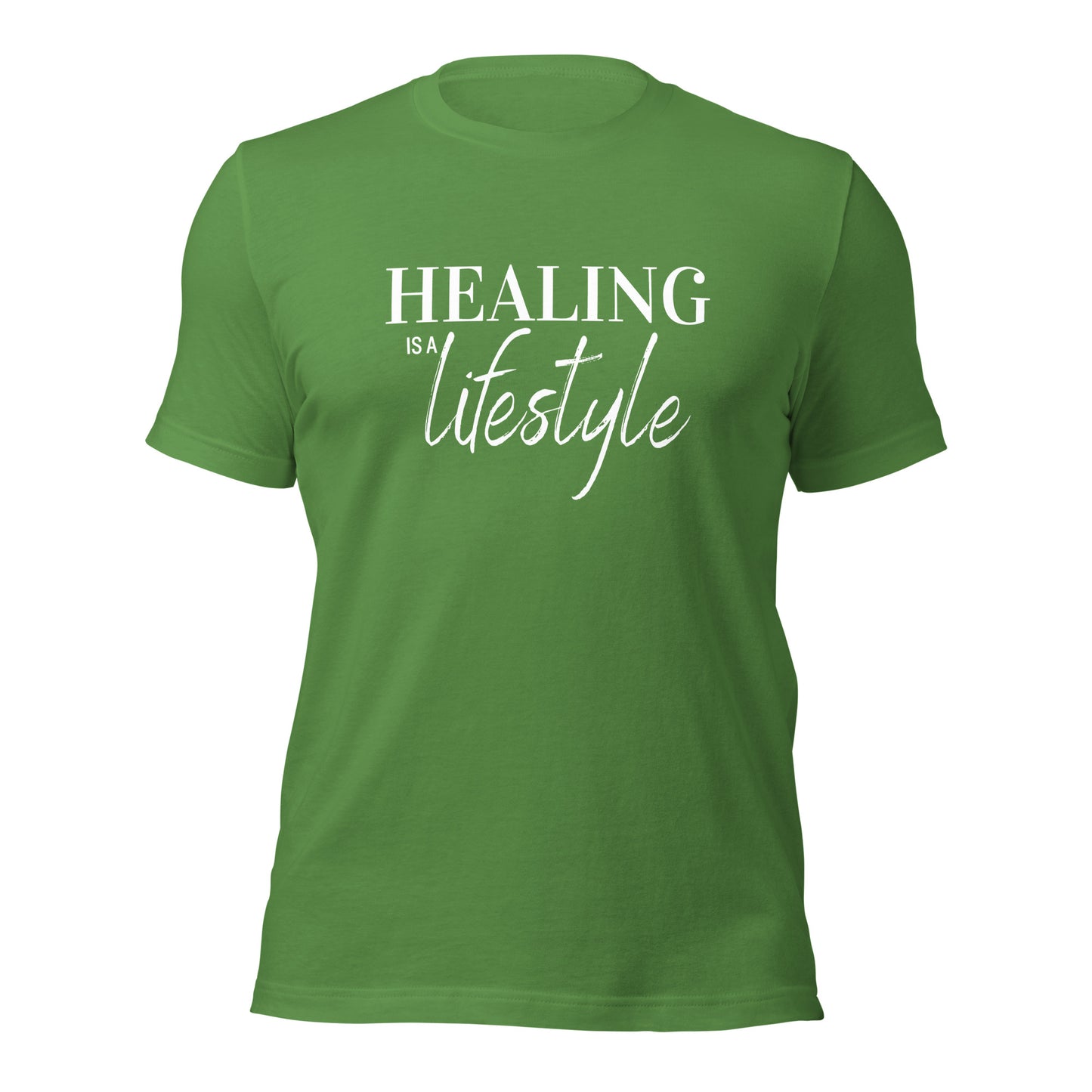 Healing is a Lifestyle Luxury Fitted Shirt (Color)