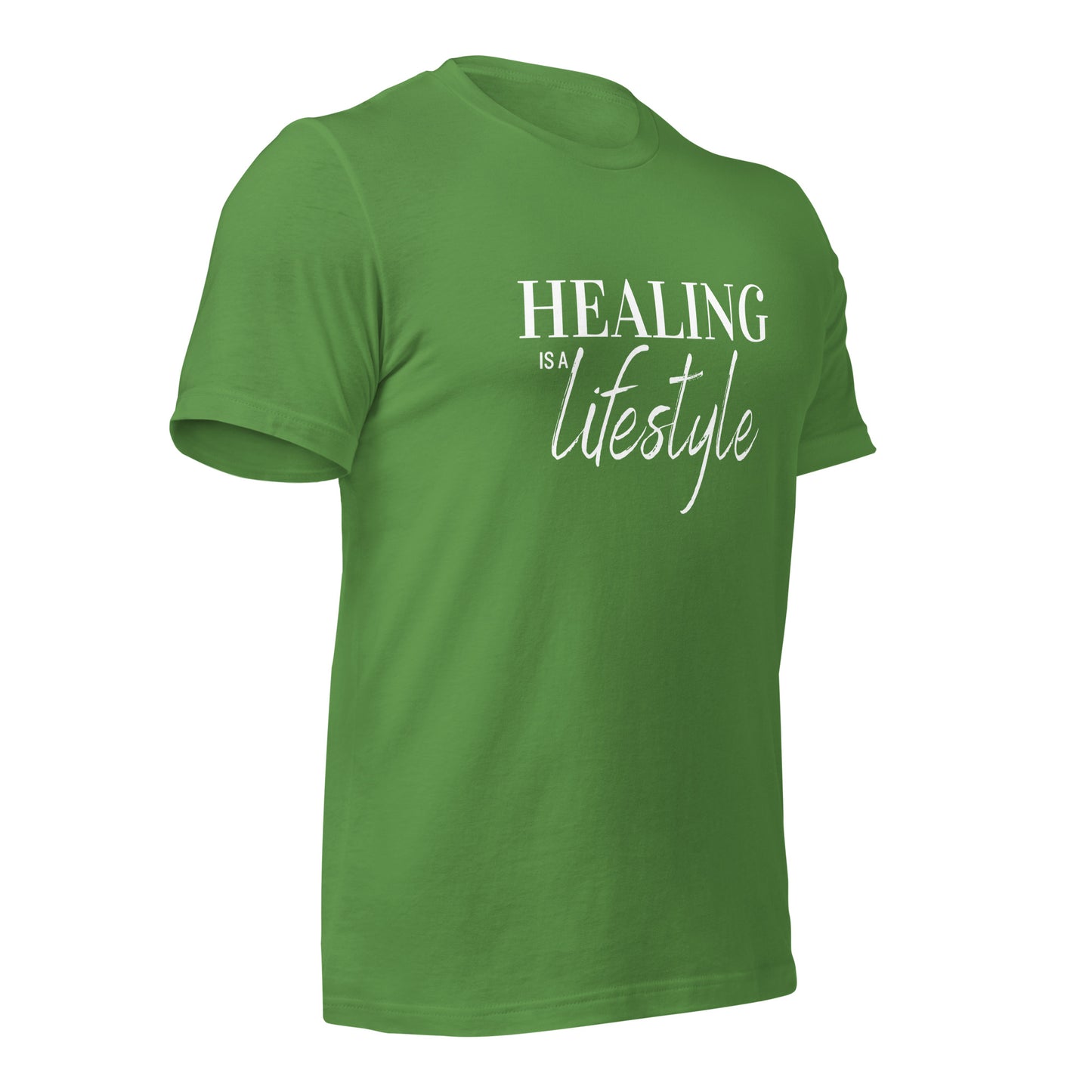 Healing is a Lifestyle Luxury Fitted Shirt (Color)