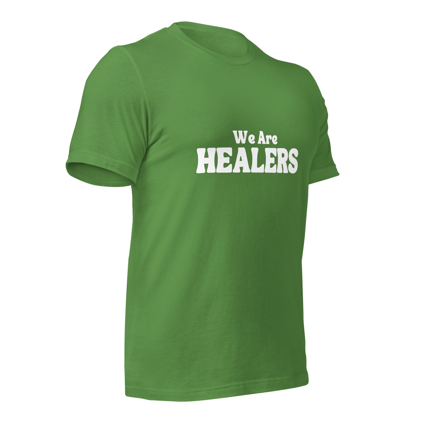 We are Healers Luxury Fitted T-shirt (Color)