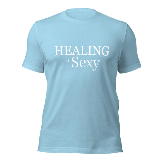 Healing is Sexy Luxury Fitted t-shirt (Color)