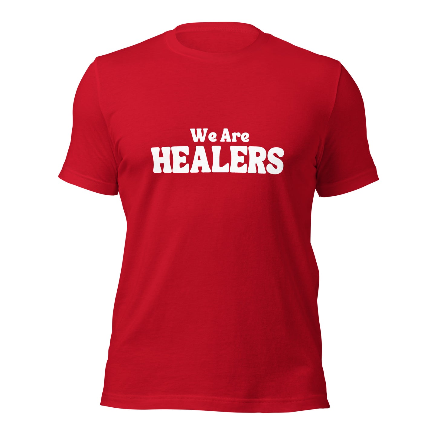 We are Healers Luxury Fitted T-shirt (Color)