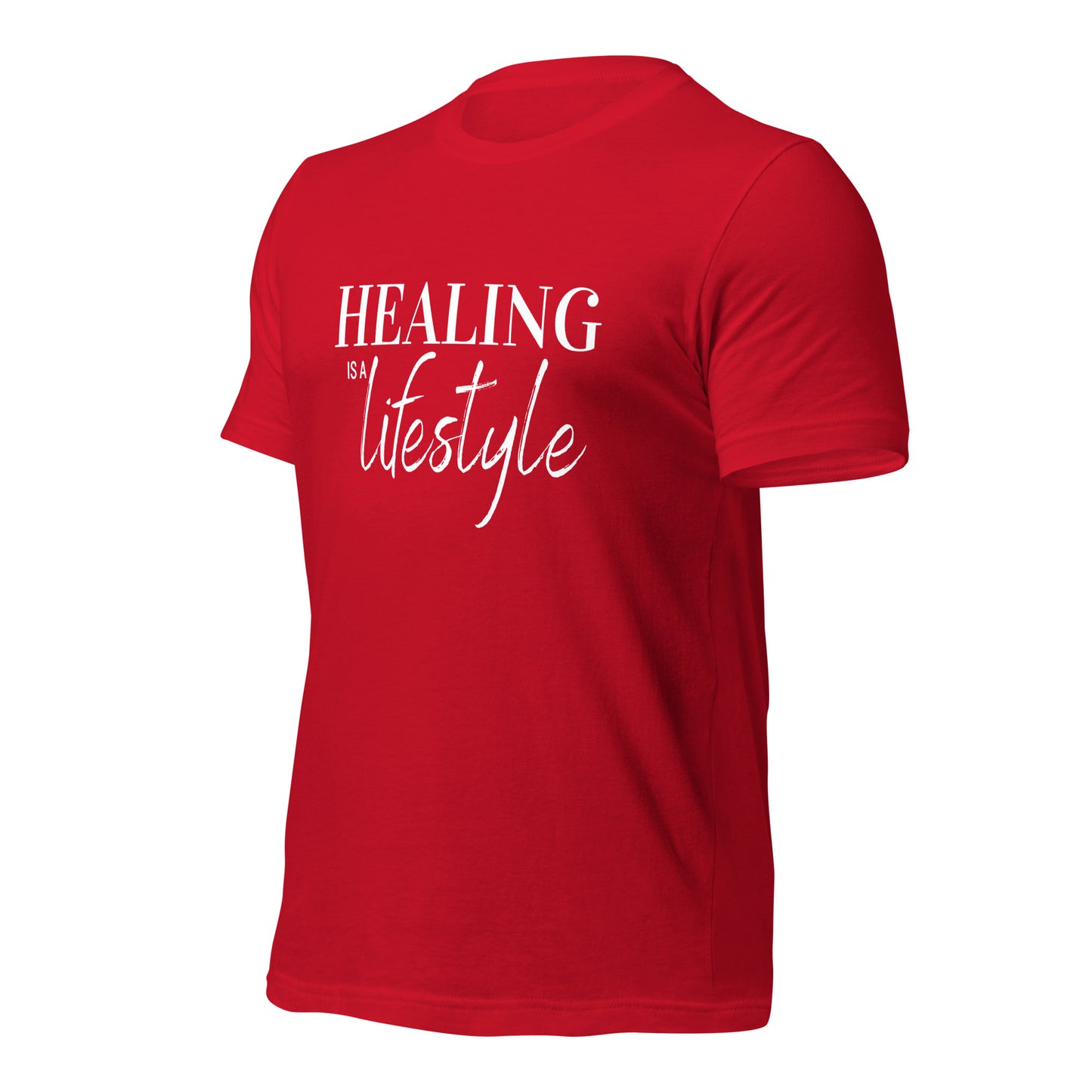 Healing is a Lifestyle Luxury Fitted Shirt (Color)