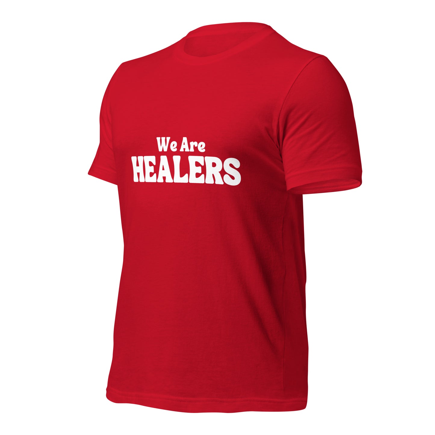 We are Healers Luxury Fitted T-shirt (Color)