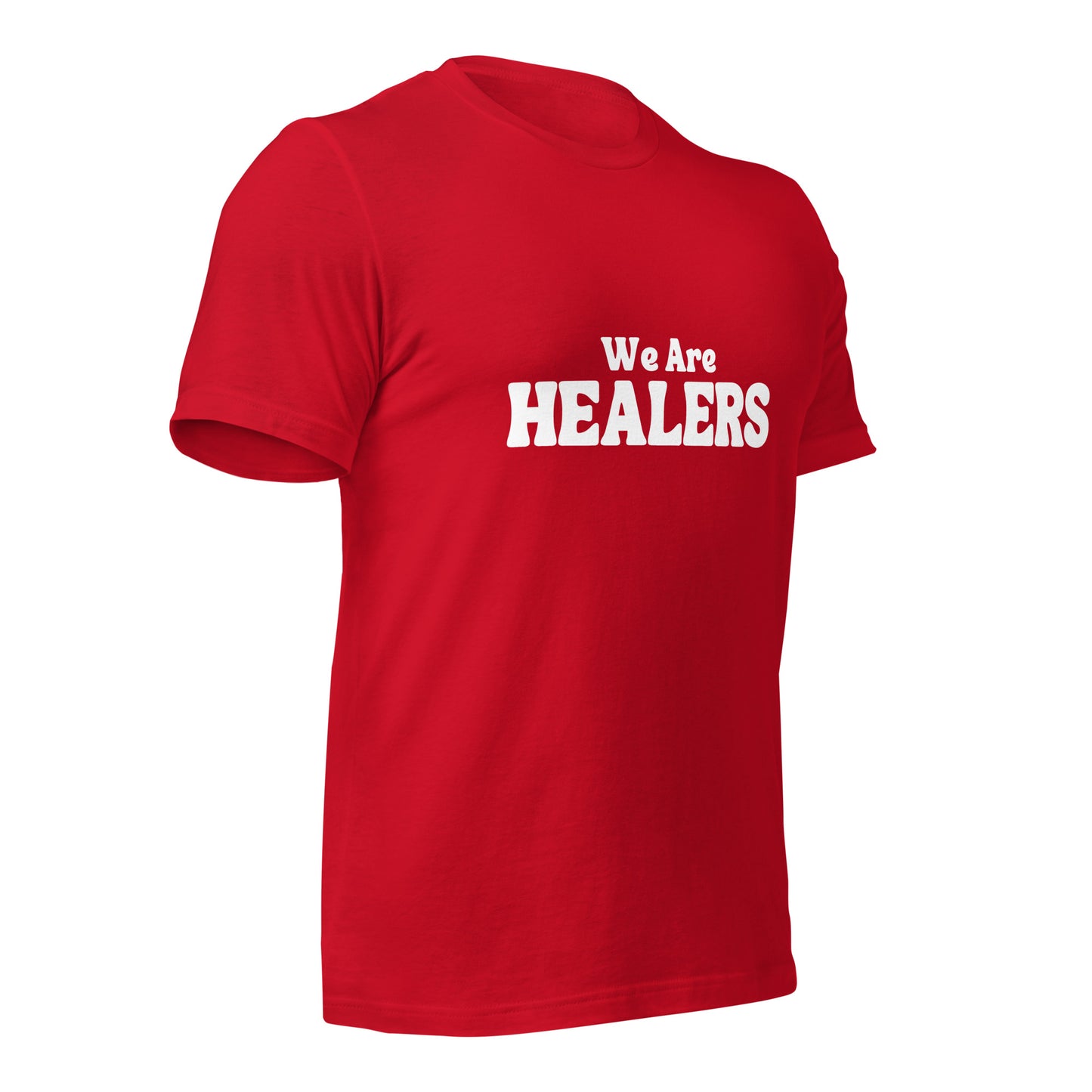 We are Healers Luxury Fitted T-shirt (Color)