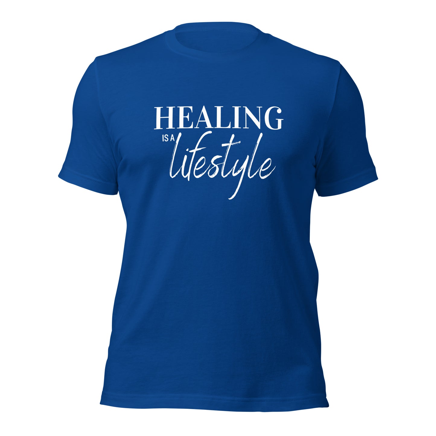 Healing is a Lifestyle Luxury Fitted Shirt (Color)