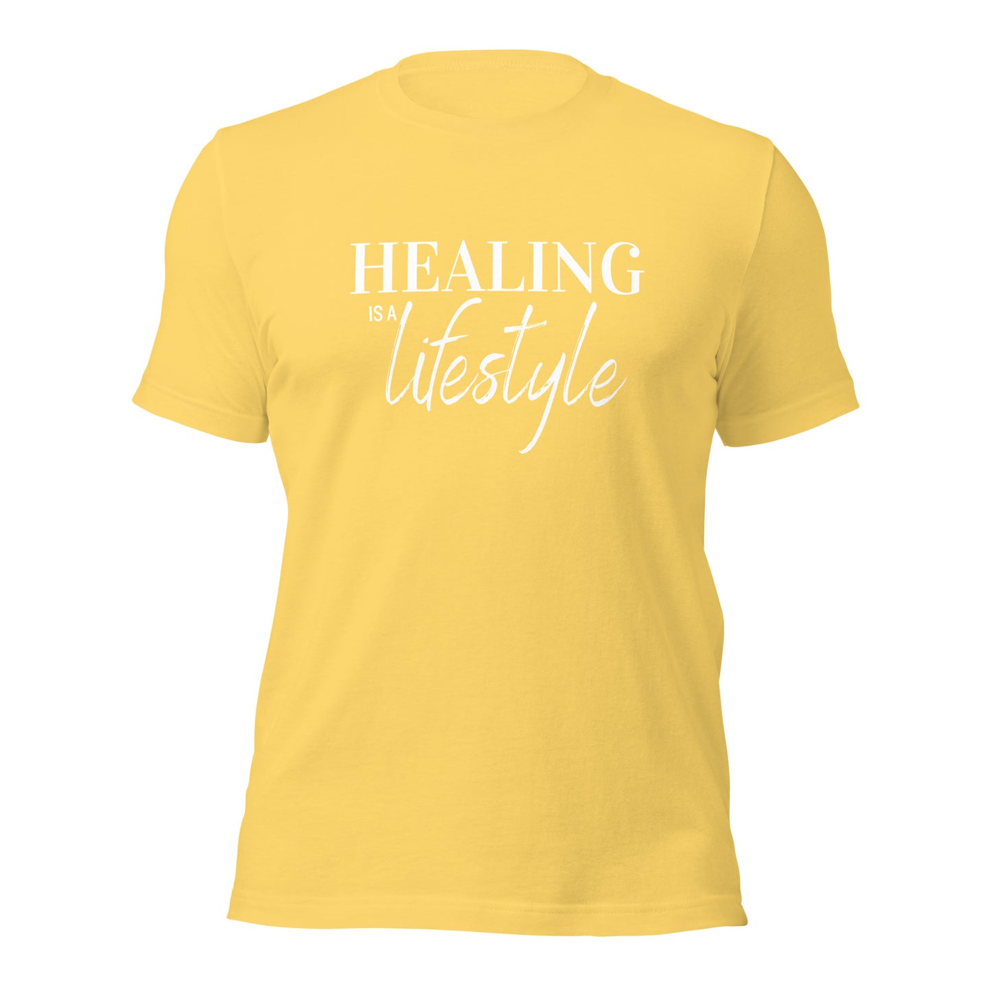 Healing is a Lifestyle Luxury Fitted Shirt (Color)