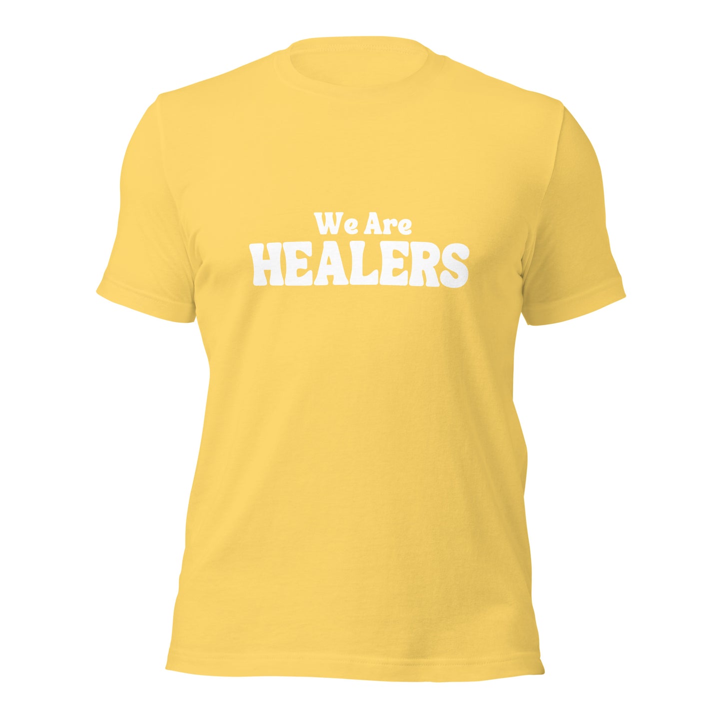 We are Healers Luxury Fitted T-shirt (Color)