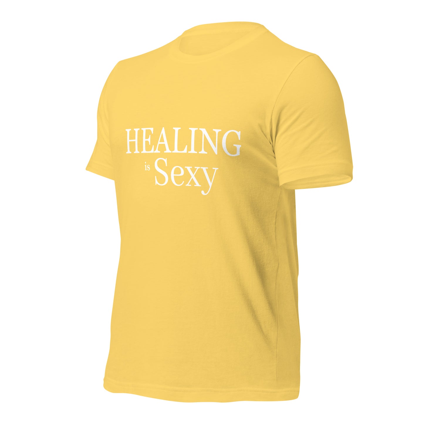 Healing is Sexy Luxury Fitted t-shirt (Color)