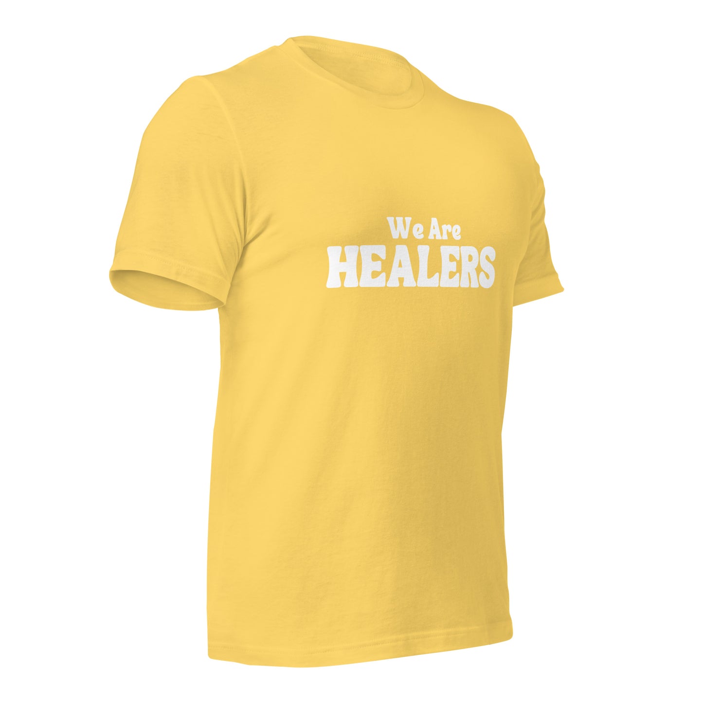 We are Healers Luxury Fitted T-shirt (Color)