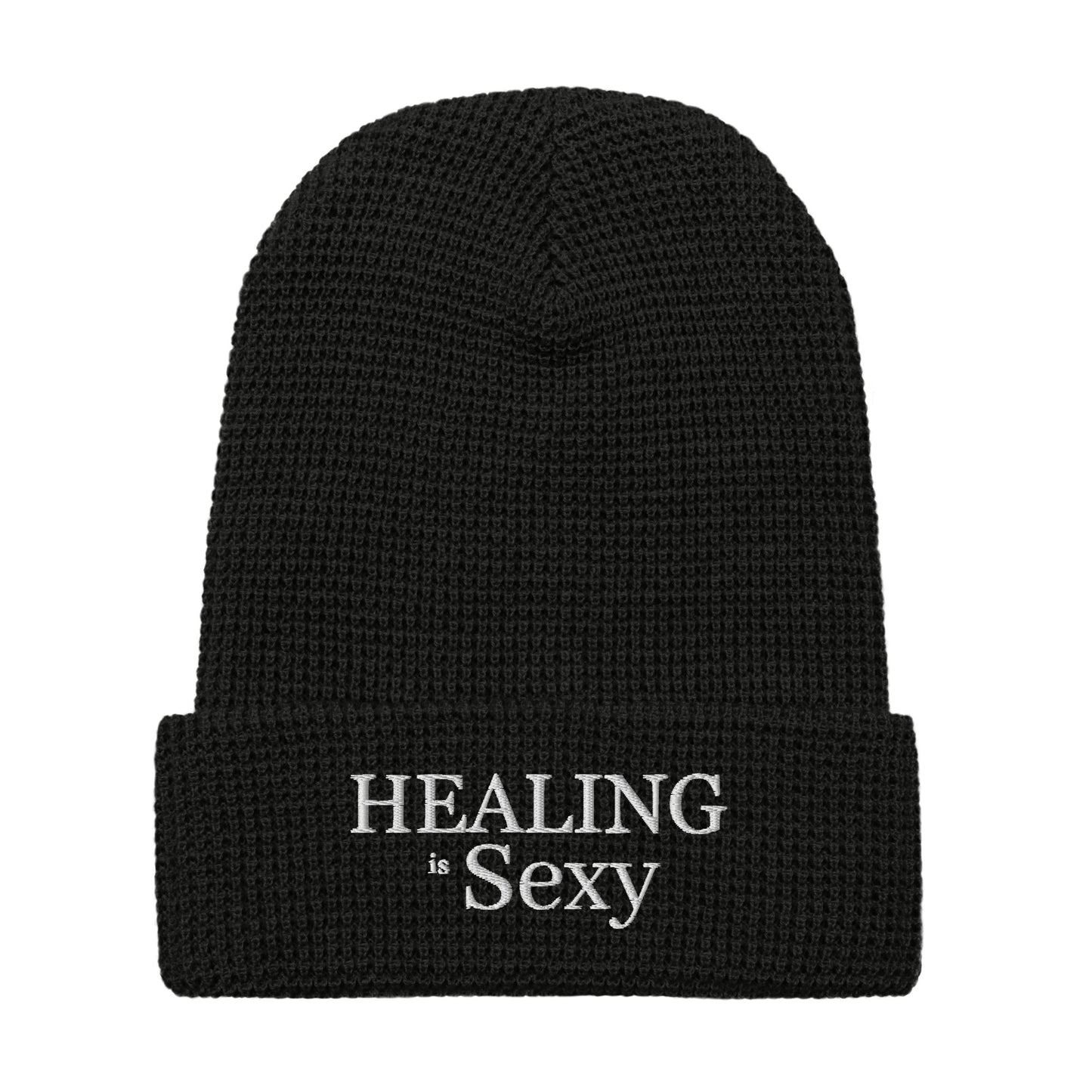 Healing is Sexy Luxury Fitted Waffle beanie