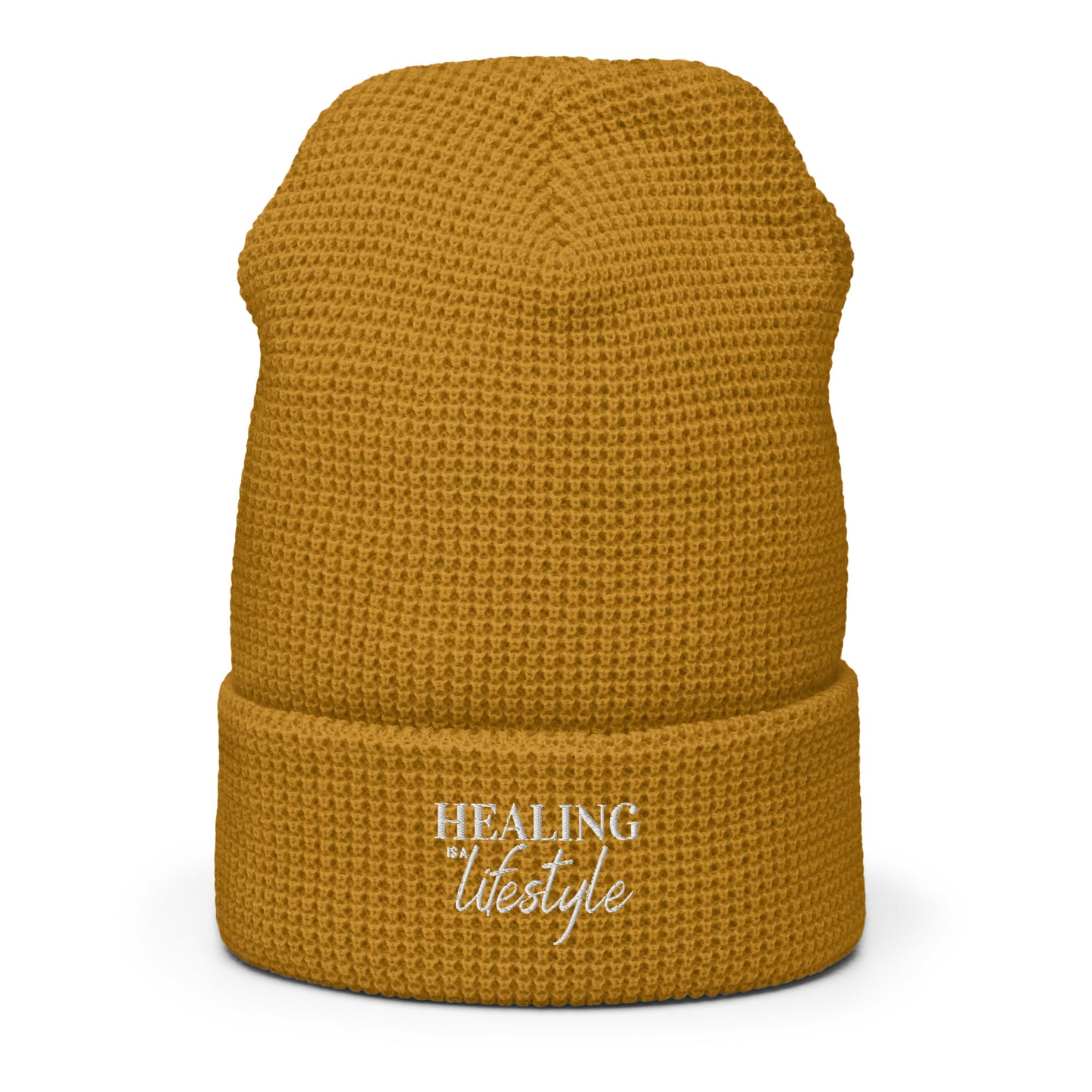 Healing is a Lifestyle Luxury Waffle beanie