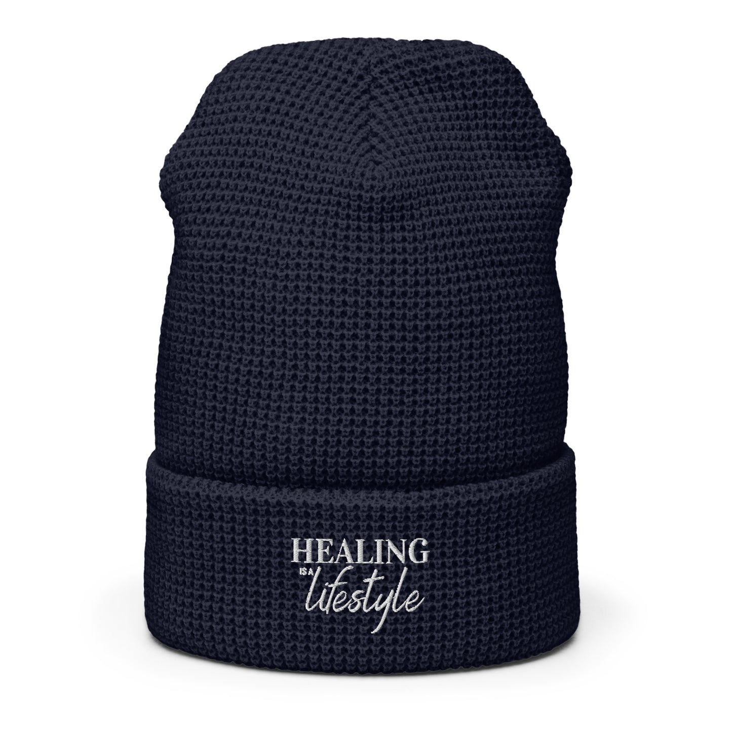 Healing is a Lifestyle Luxury Waffle beanie