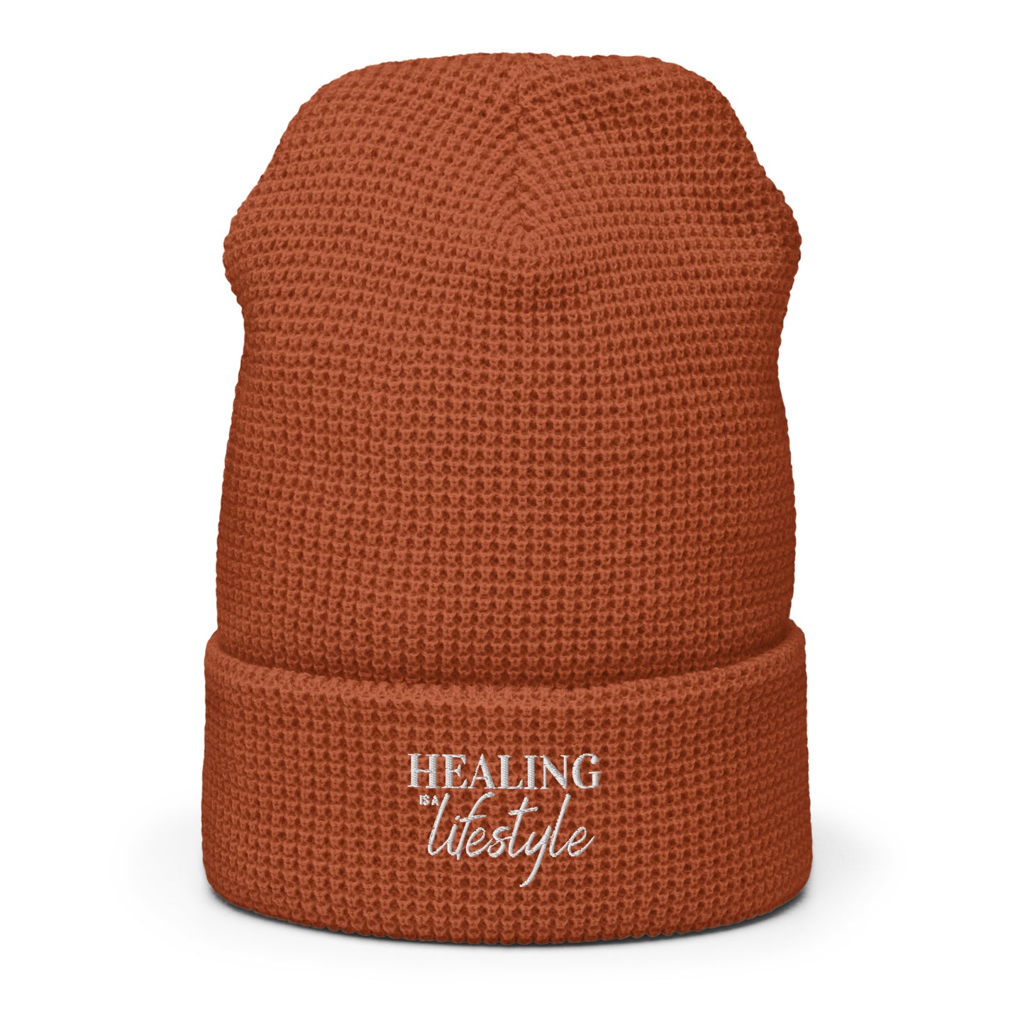 Healing is a Lifestyle Luxury Waffle beanie