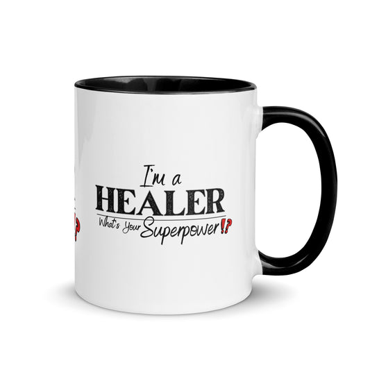 What's your Superpower Luxury Mug with Color